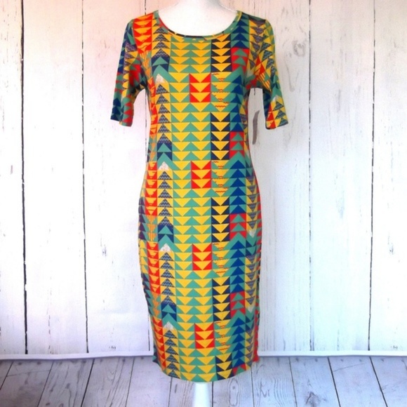 LuLaRoe Dresses & Skirts - NWT Colorful LulaRoe Julia Medium